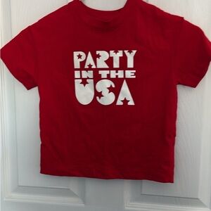 ‘Party in the USA' Print t-shirt size 3T